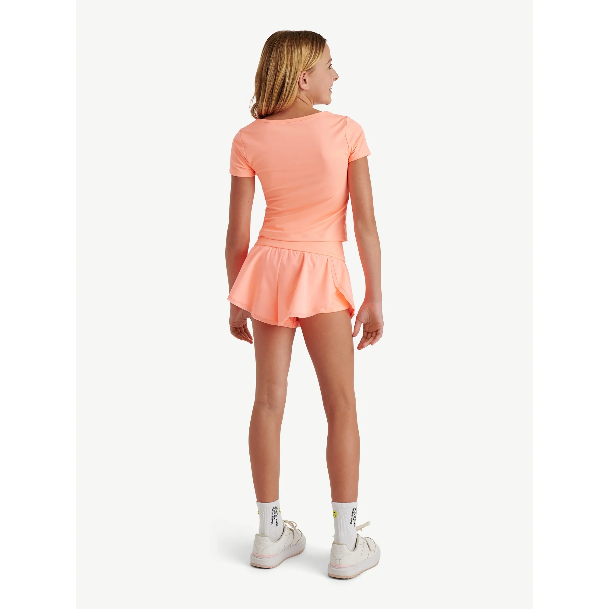 Justice Girls Mesh Hem Tulip Short Set, Sizes XS - XLP - Image 6