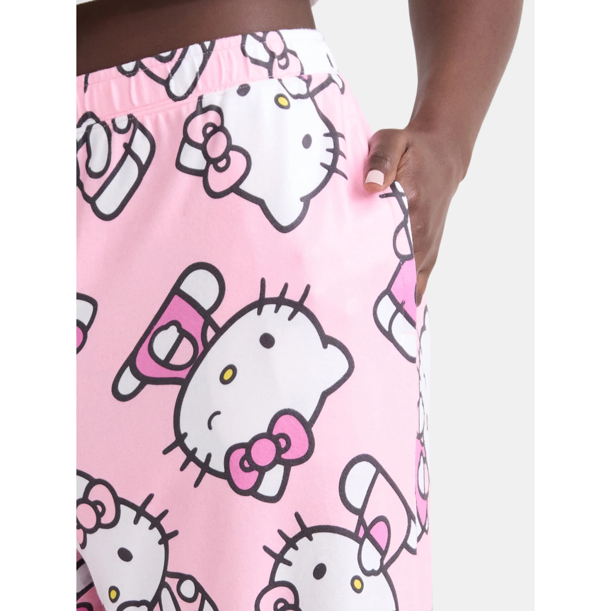 Sanrio, Women's Print Pajama Pants, Hello Kitty Poses, Sizes XS-3XL - Image 3