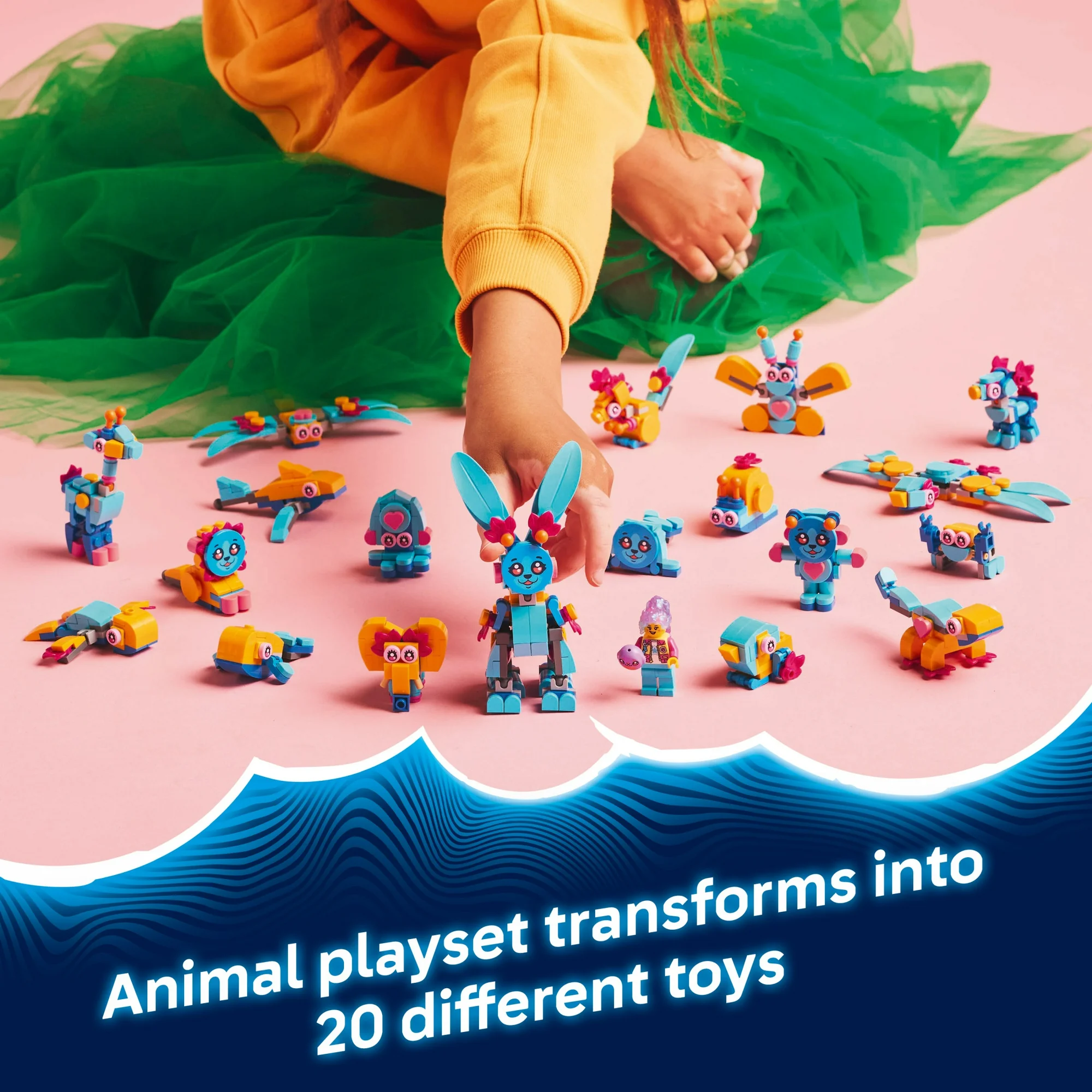 LEGO DREAMZzz Bunchu's Creative Animal Adventures - Fantasy Bunny Toy for Kids, Boys and Girls, Ages 7+ - 20 Building Options - Building Set with Izzie Minifigure - Gift Idea for Birthdays - 71488 - Image 2