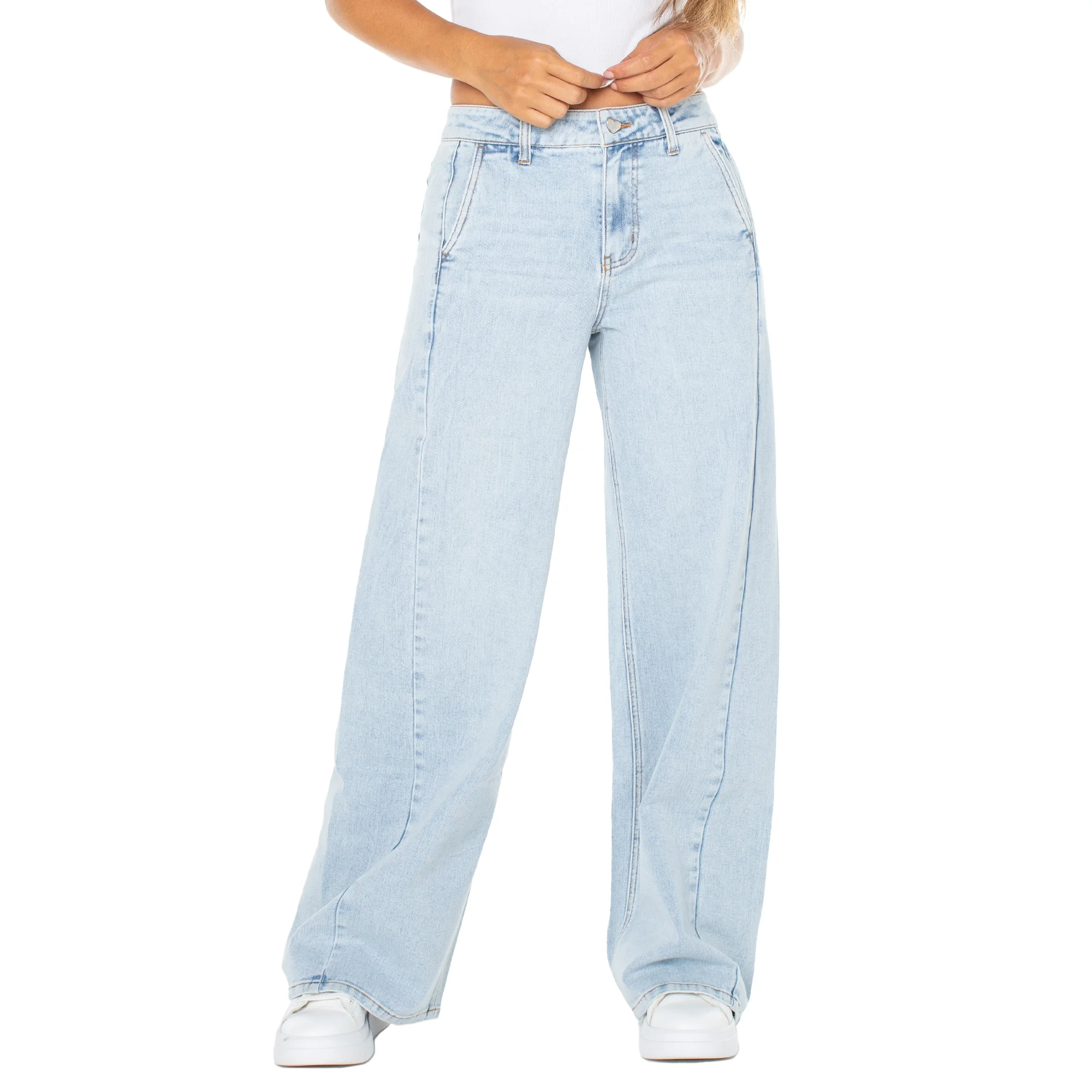 Celebrity Pink Wide Leg Trouser Pocket Jean - Image 3
