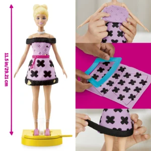 Play-Doh Barbie Designer Fashion Show Playset, Make Doll Clothes, Toys for Girls & Boys 5+