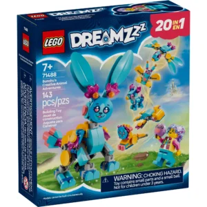 LEGO DREAMZzz Bunchu's Creative Animal Adventures - Fantasy Bunny Toy for Kids, Boys and Girls, Ages 7+ - 20 Building Options - Building Set with Izzie Minifigure - Gift Idea for Birthdays - 71488