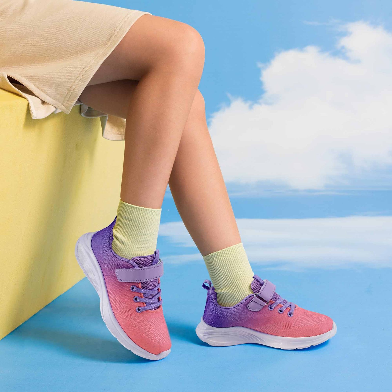 Ecetana Boys Girls Sneakers Lightweight Breathable Walking Shoes for Kids Tennis Shoes - Image 3