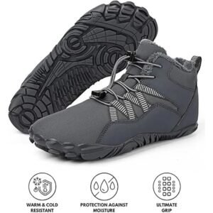 Hike Footwear Carter Elite - Flexible Barefoot Shoes for Women & Men, Non-Slip Wide Toe Box Running Sneakers, Minimalist Zero Drop Design (Unisex)