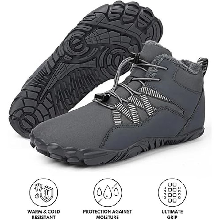 Hike Footwear Carter Elite - Flexible Barefoot Shoes for Women & Men, Non-Slip Wide Toe Box Running Sneakers, Minimalist Zero Drop Design (Unisex)