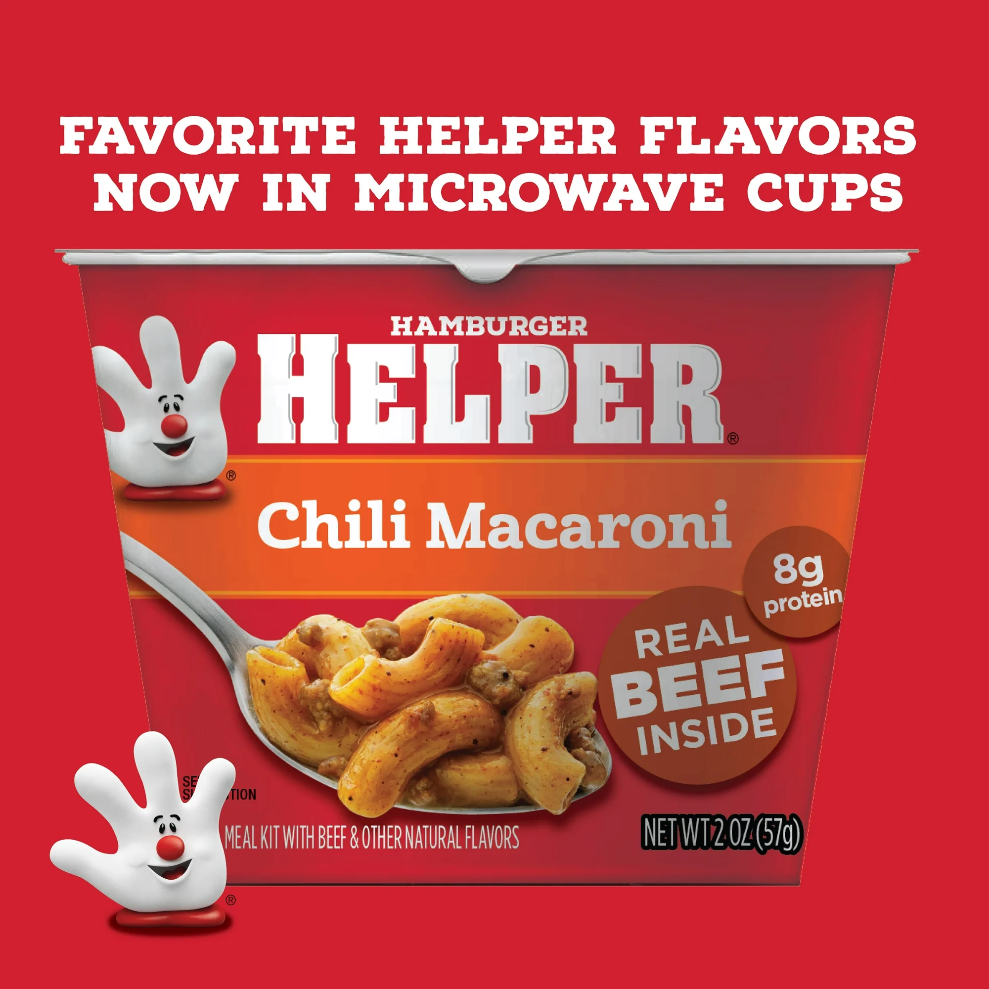 Hamburger Helper Chili Macaroni, 2 oz Microwave Cup, Shelf Stable (Dried) - Image 2