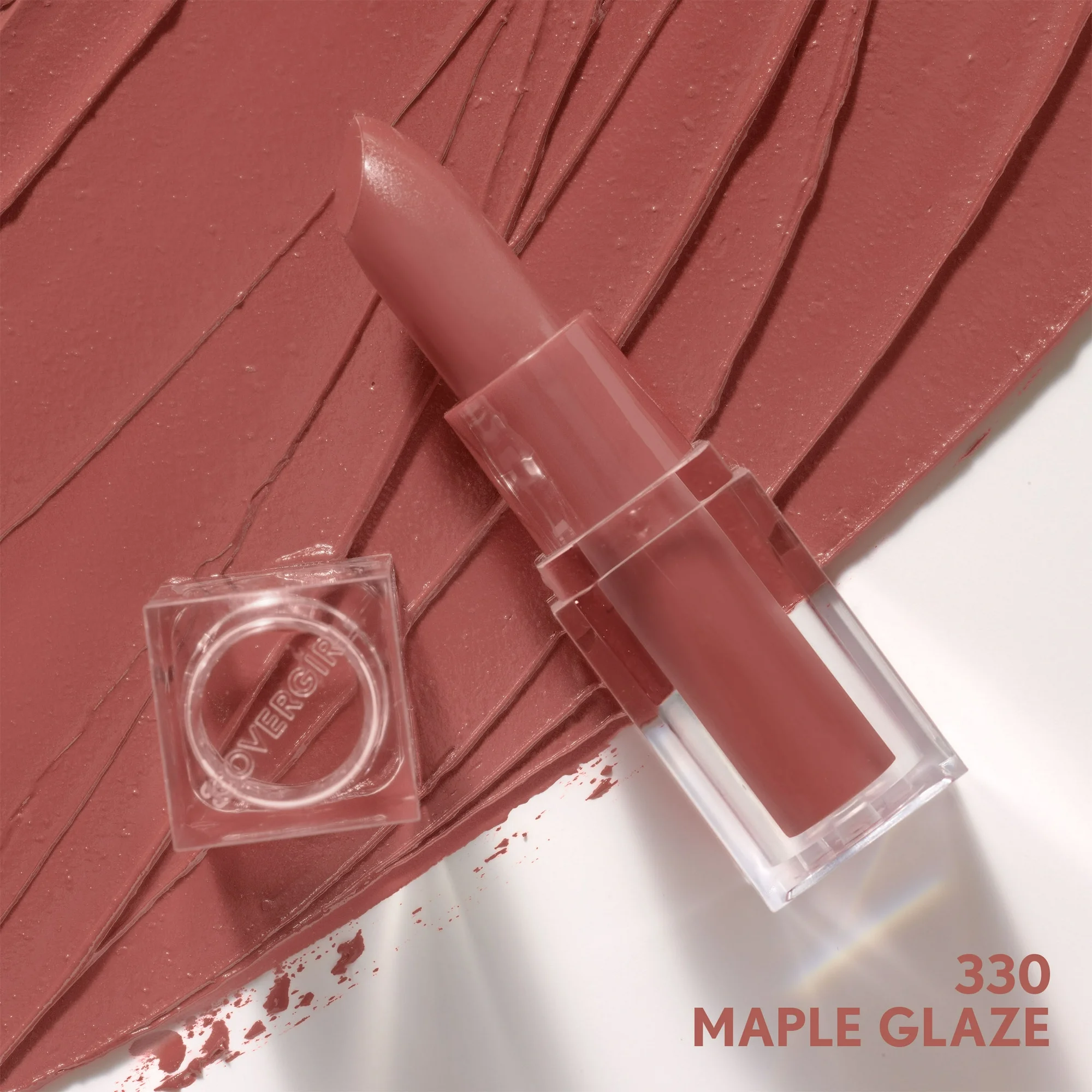COVERGIRL Clean Lip Color, 330 Maple Glaze, 0.12 oz