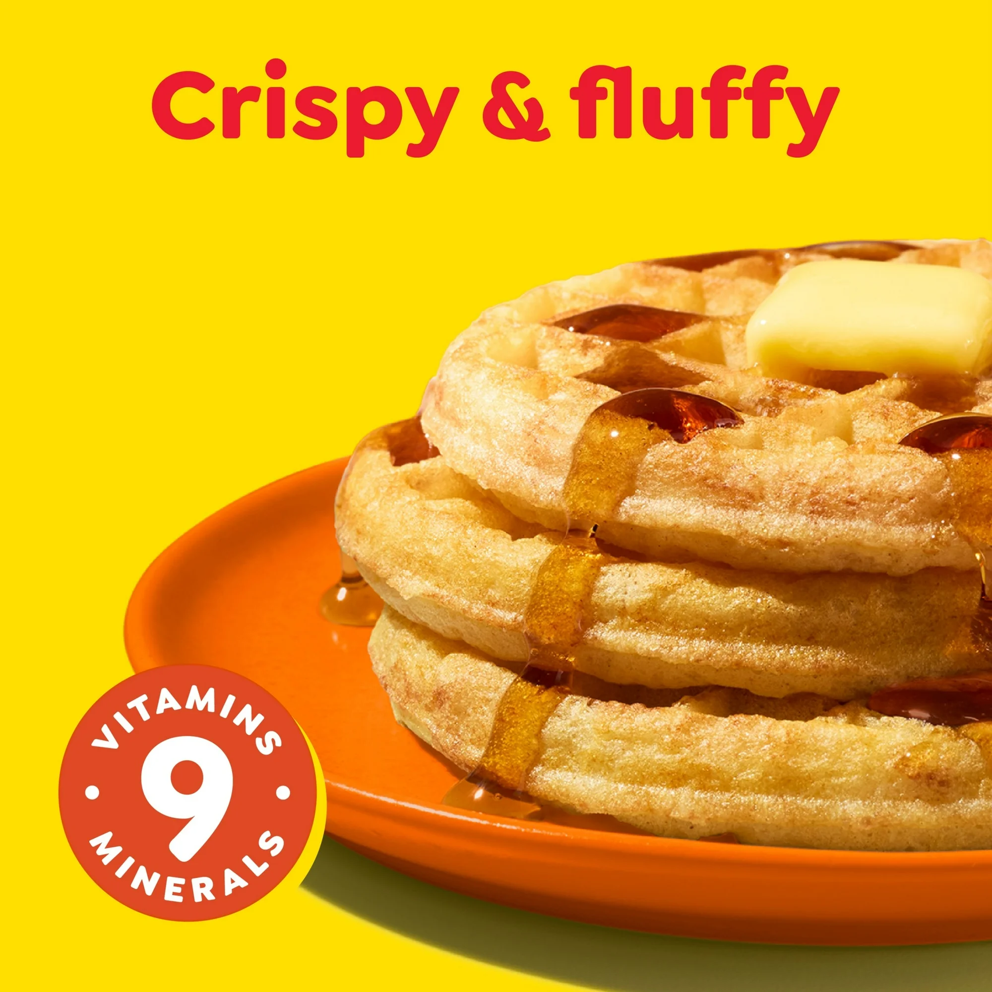 Eggo Homestyle Waffles, Frozen Breakfast, 12.3 oz, 10 Count, Regular - Image 5