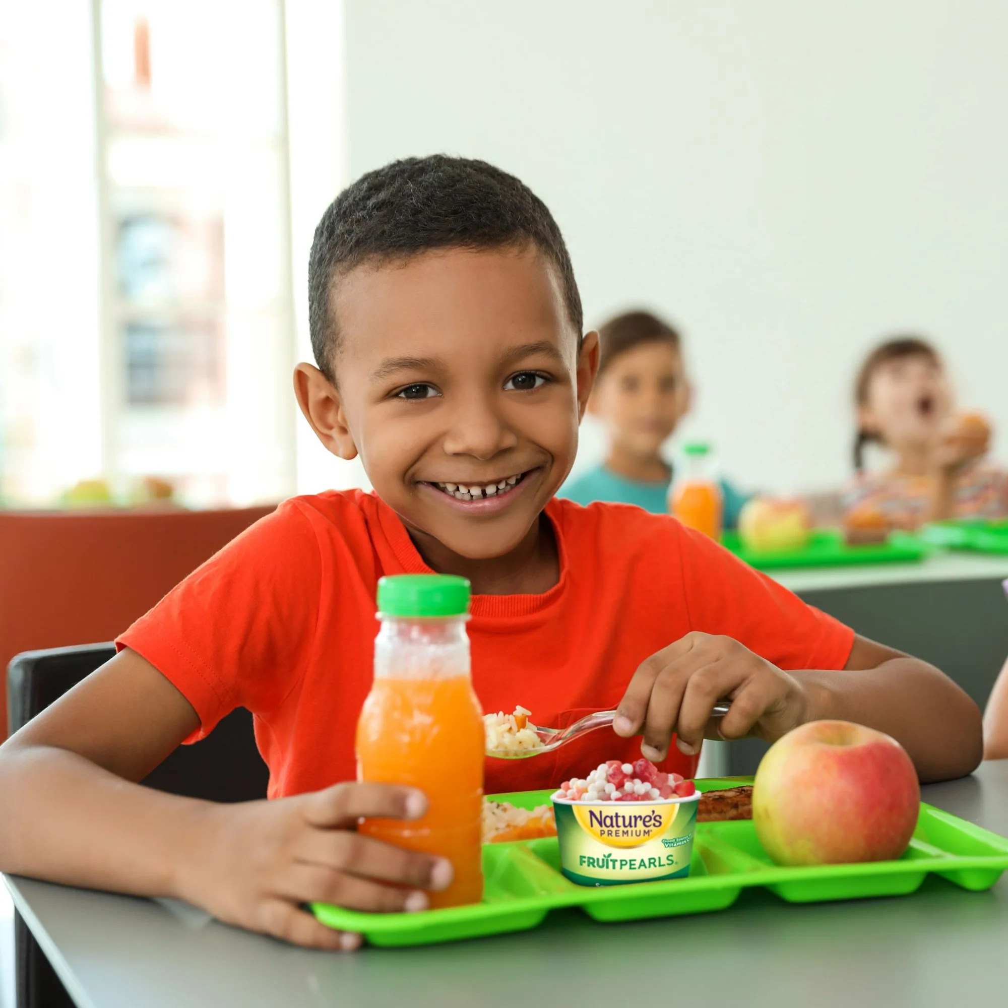 Nature's Premium Fruit Pearls, Frozen Fruit Snack, Strawberry Banana, 2.3 oz, 4 Count Box - Image 2