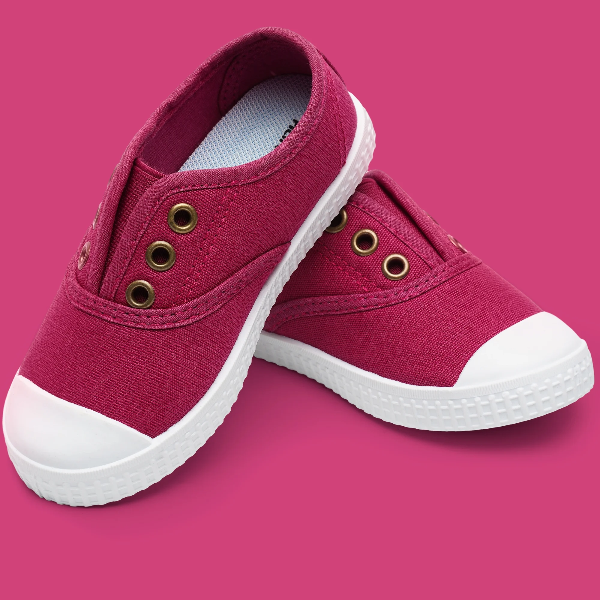 HARVEST LAND Toddler Shoes Soft Girls Boys Canvas Sneakers LightWeight Slip on Shoes for Kids - Image 6