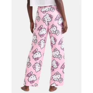 Sanrio, Women's Print Pajama Pants, Hello Kitty Poses, Sizes XS-3XL
