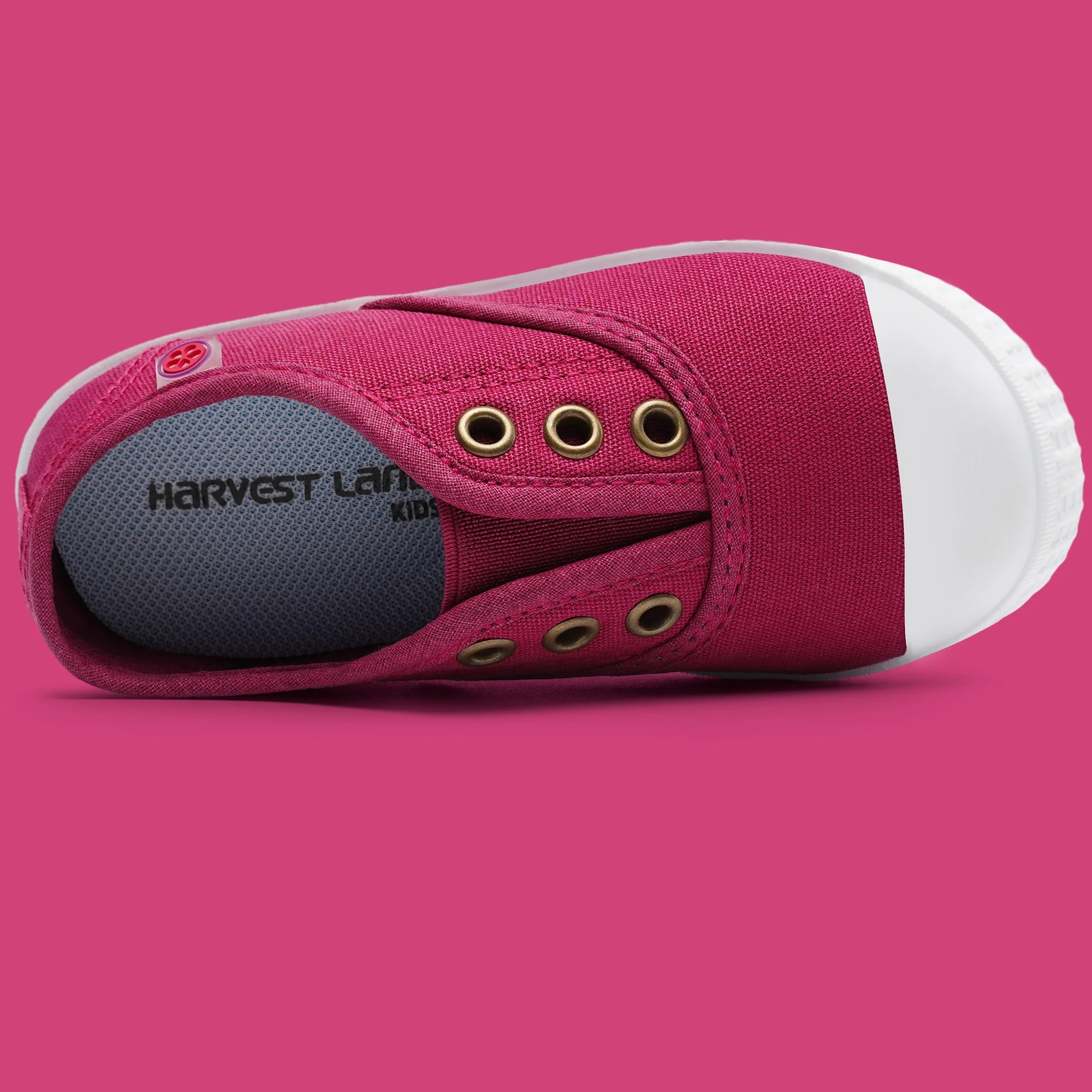 HARVEST LAND Toddler Shoes Soft Girls Boys Canvas Sneakers LightWeight Slip on Shoes for Kids - Image 2