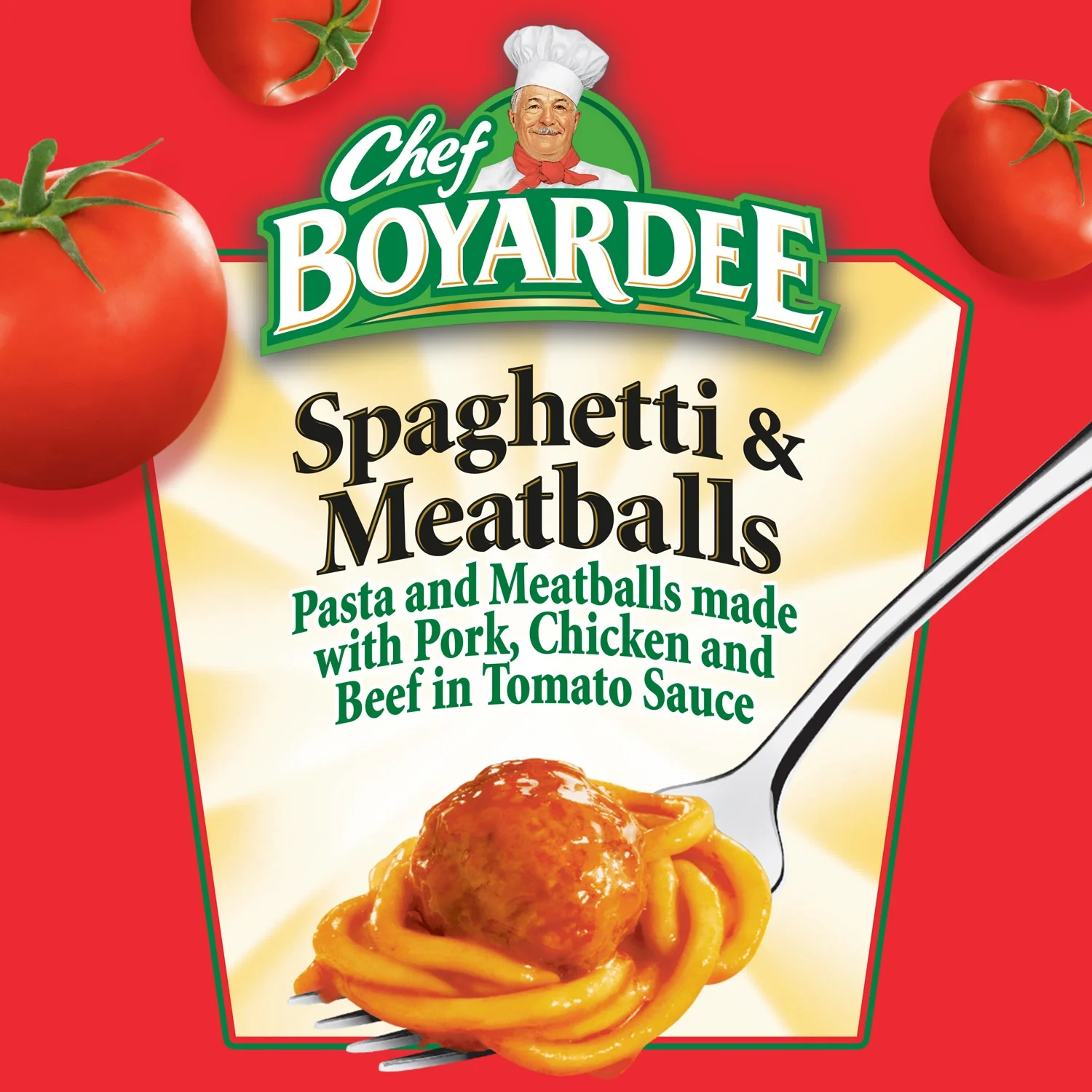 Chef Boyardee Spaghetti and Meatballs in Tomato Sauce, Ready-to-Eat Meal, 14.5 oz. Can
