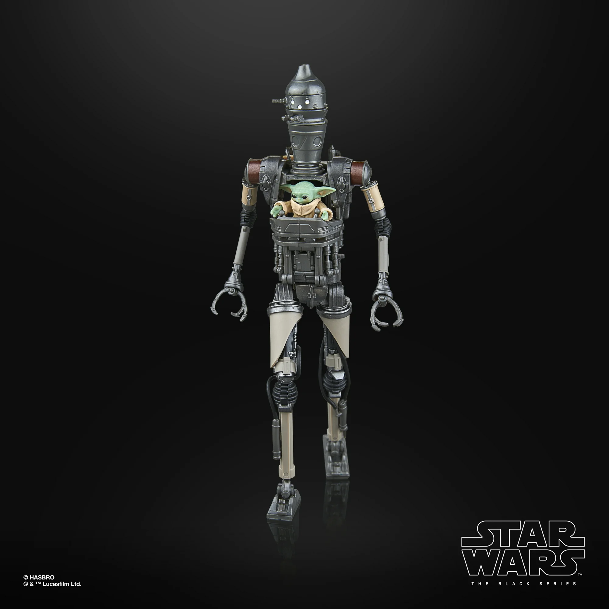 Star Wars the Black Series IG-12 & Grogu Collectible Action Figure (6”) 2-Pack - Image 2