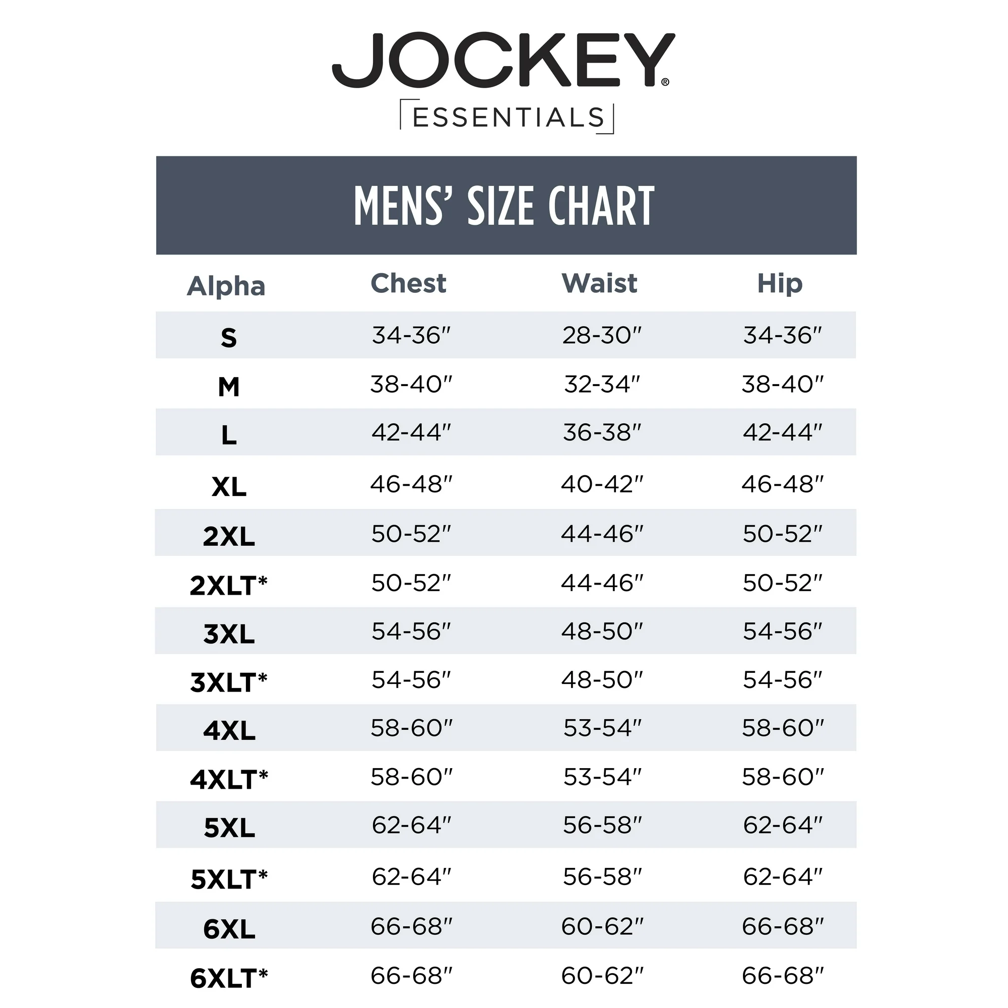 Jockey® Essentials Men's 100% Cotton T-shirt, 3 Pack, Undershirts, Comfort Crew Neck Style, Staycool+ Technology, Sizes Small, Medium, Large, Extra Large, 2XL, 3XL, 6803 - Image 3