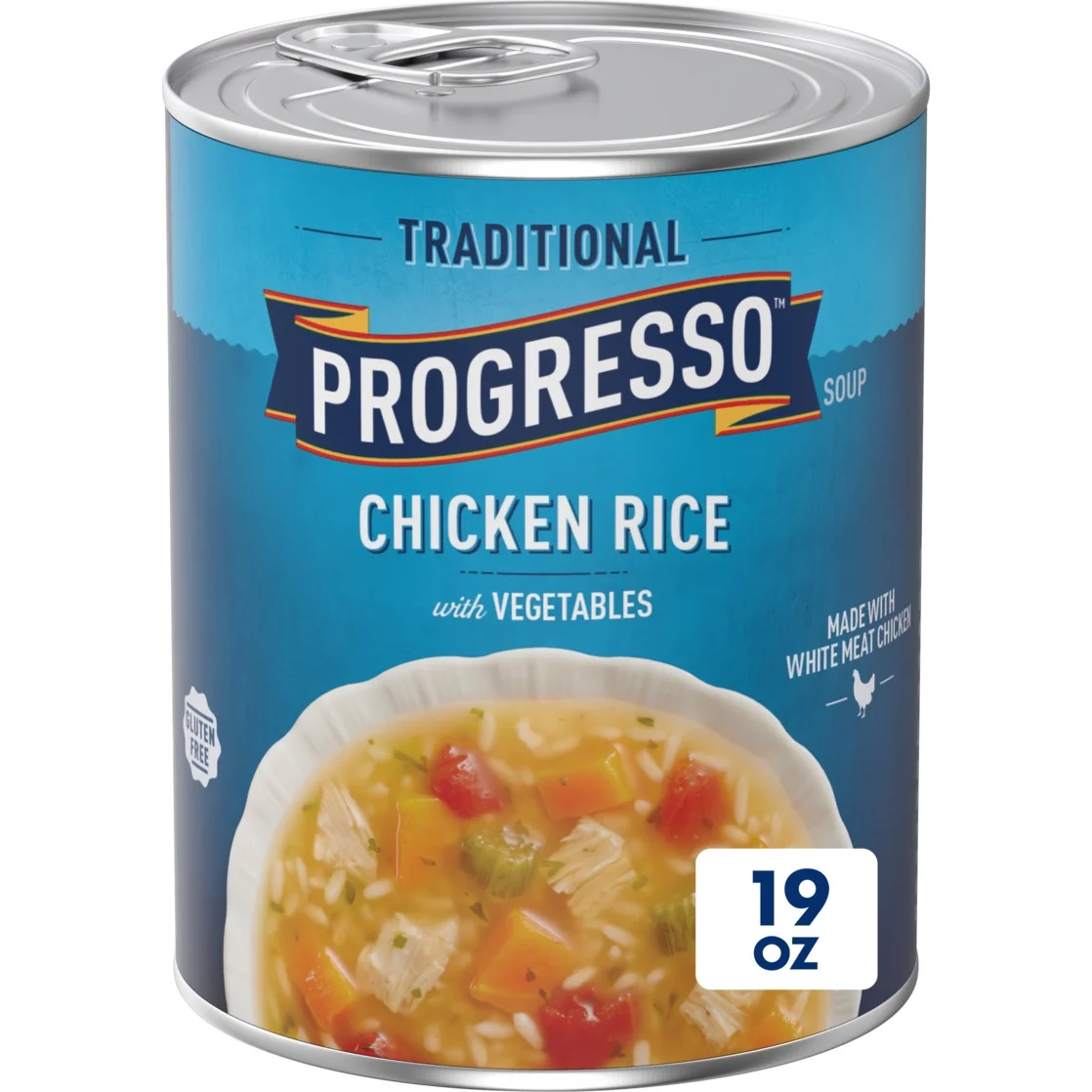 (2 pack) Progresso Traditional, Chicken Rice with Vegetables Canned Soup, 19 oz. - Image 2