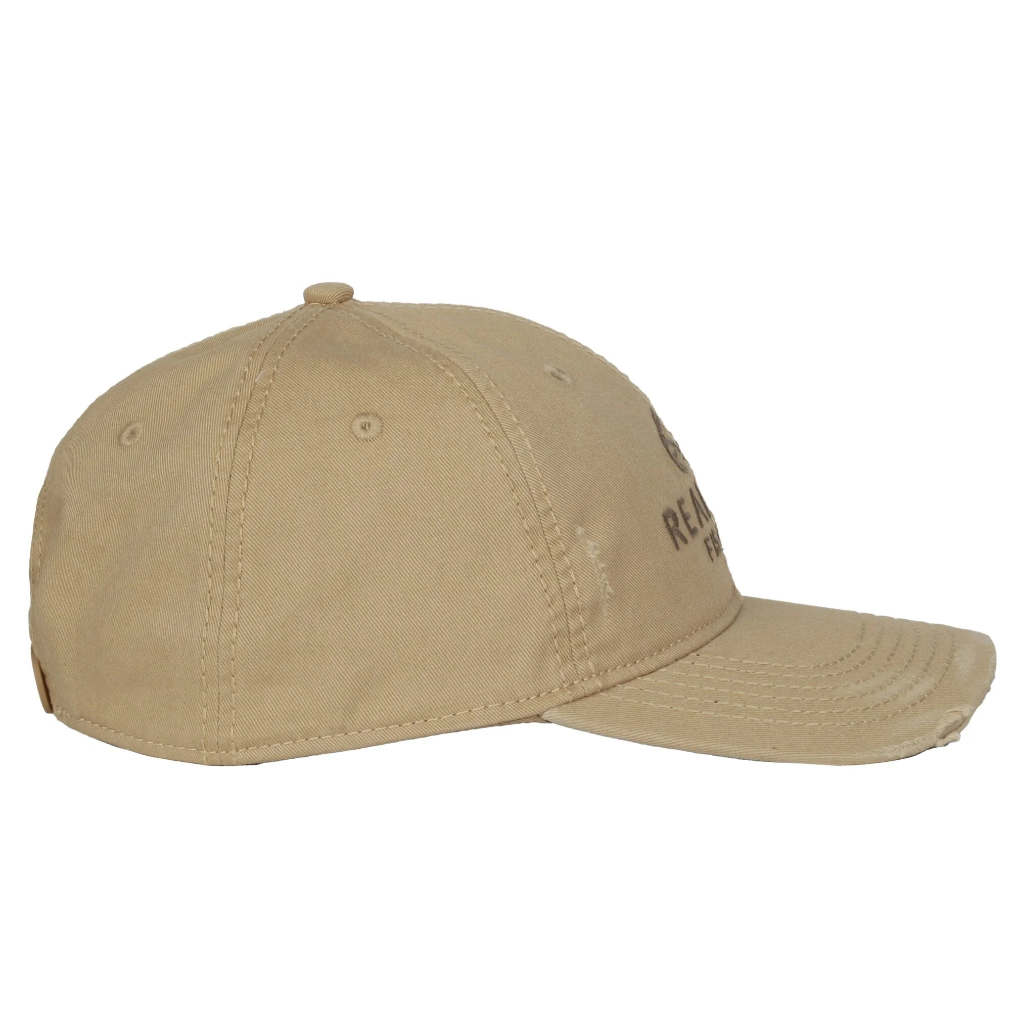 Realtree® Structured 6-Panel Chino Cotton Twill Fishing Hat with Heavy Fray - Image 4